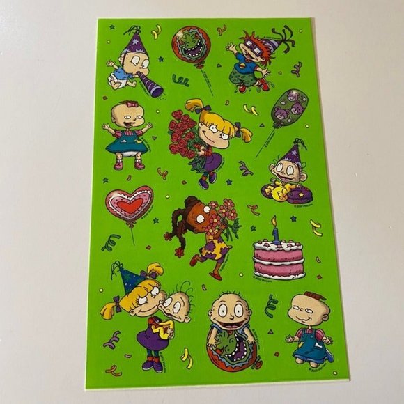 Vintage 1990s 2000 Sandylion & American Greetings Rugrats Stickers - 6 Sheets - Picture 4 of 10